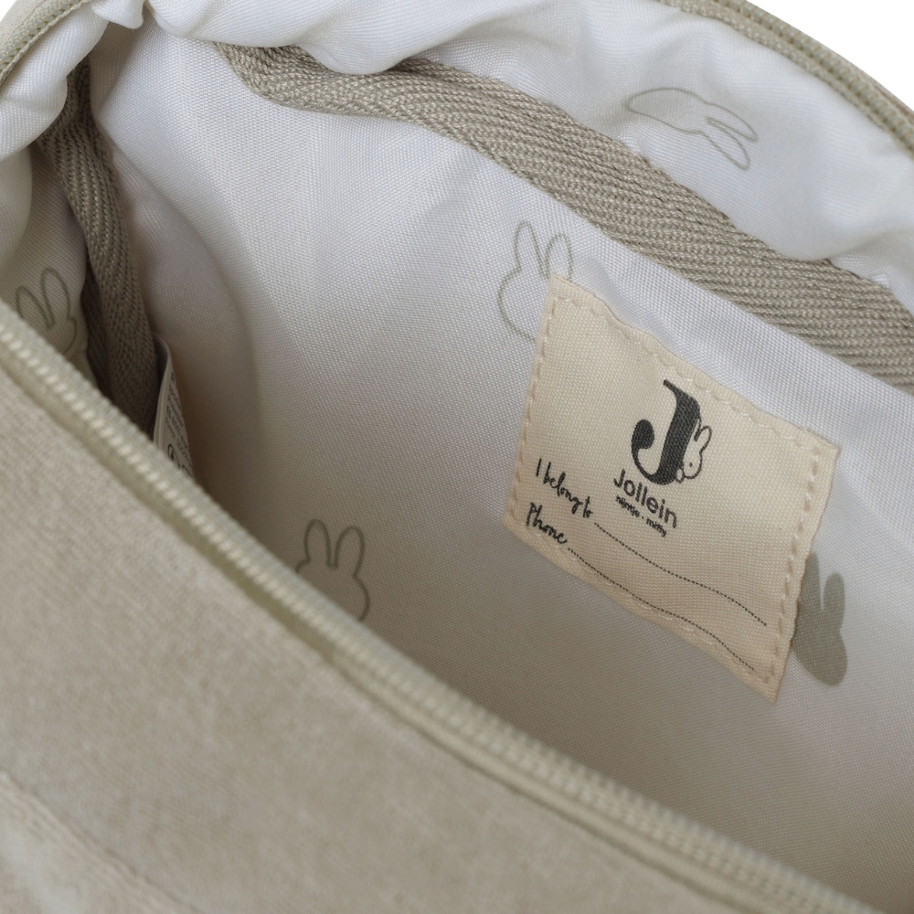 Trousse de toilette en éponge Miffy Olive Green (Jollein) - Image 7