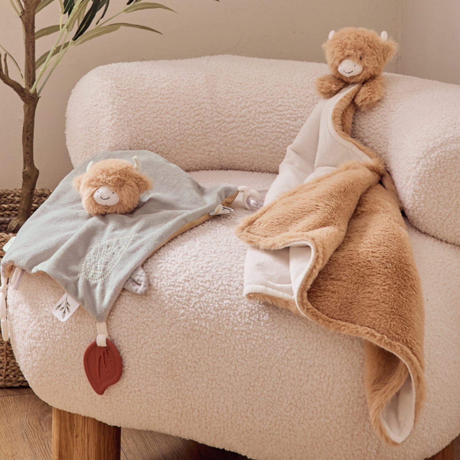 Noukie's - Doudou XXL Fluffy (50x50 cm)