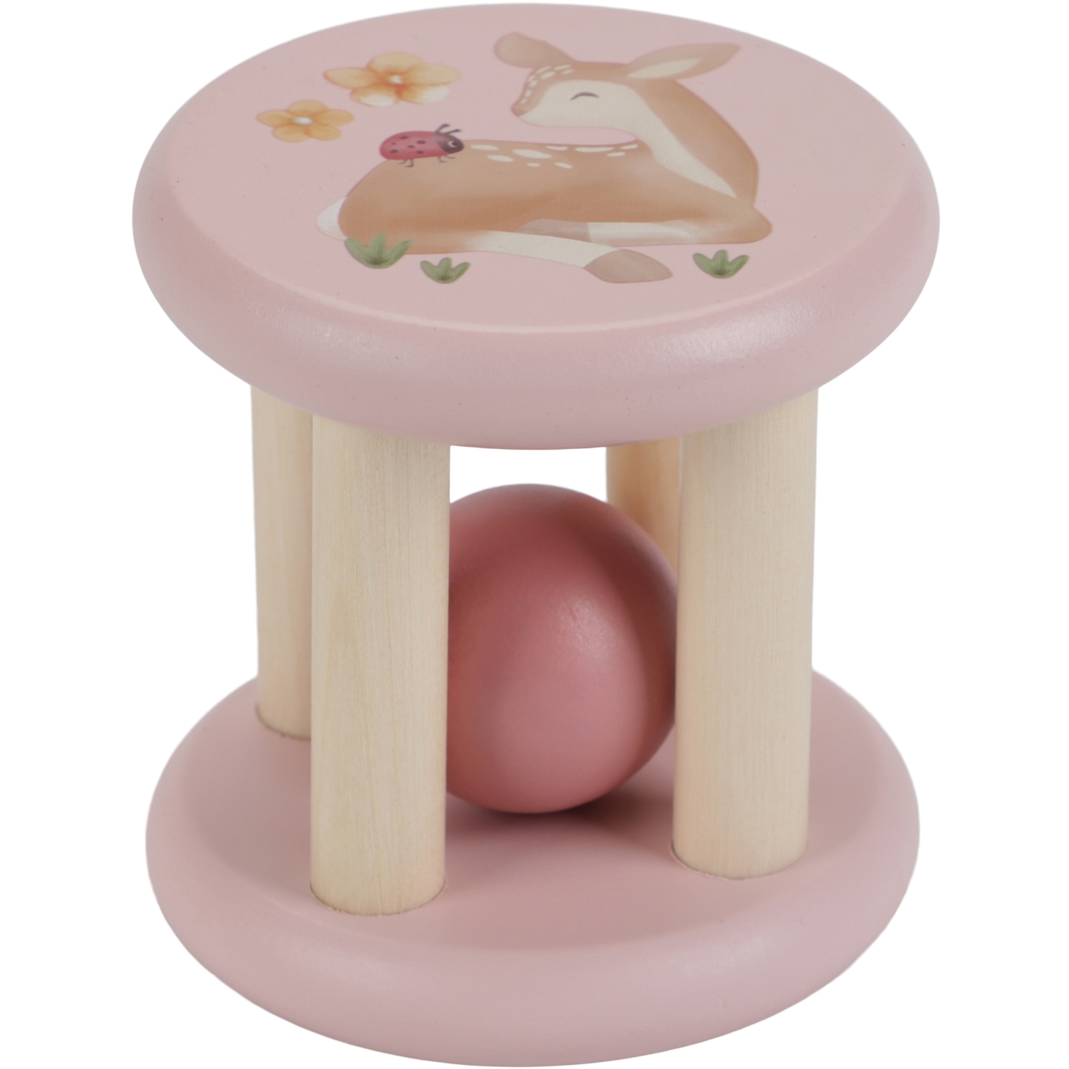 Little Dutch - Hochet Roulant en bois FSC Fairy Garden