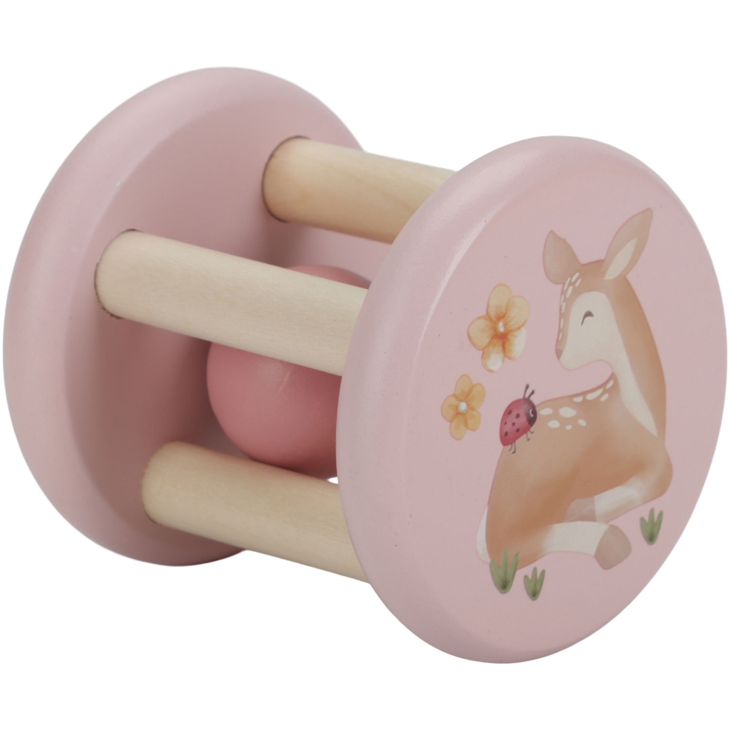 Hochet Roulant en bois FSC Fairy Garden (Little Dutch) - Image 1