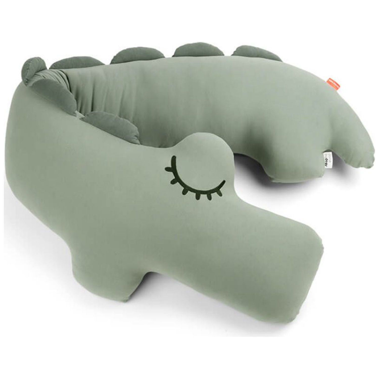 Coussin de maternité et d'allaitement Croco Vert (Done by deer) - Image 1