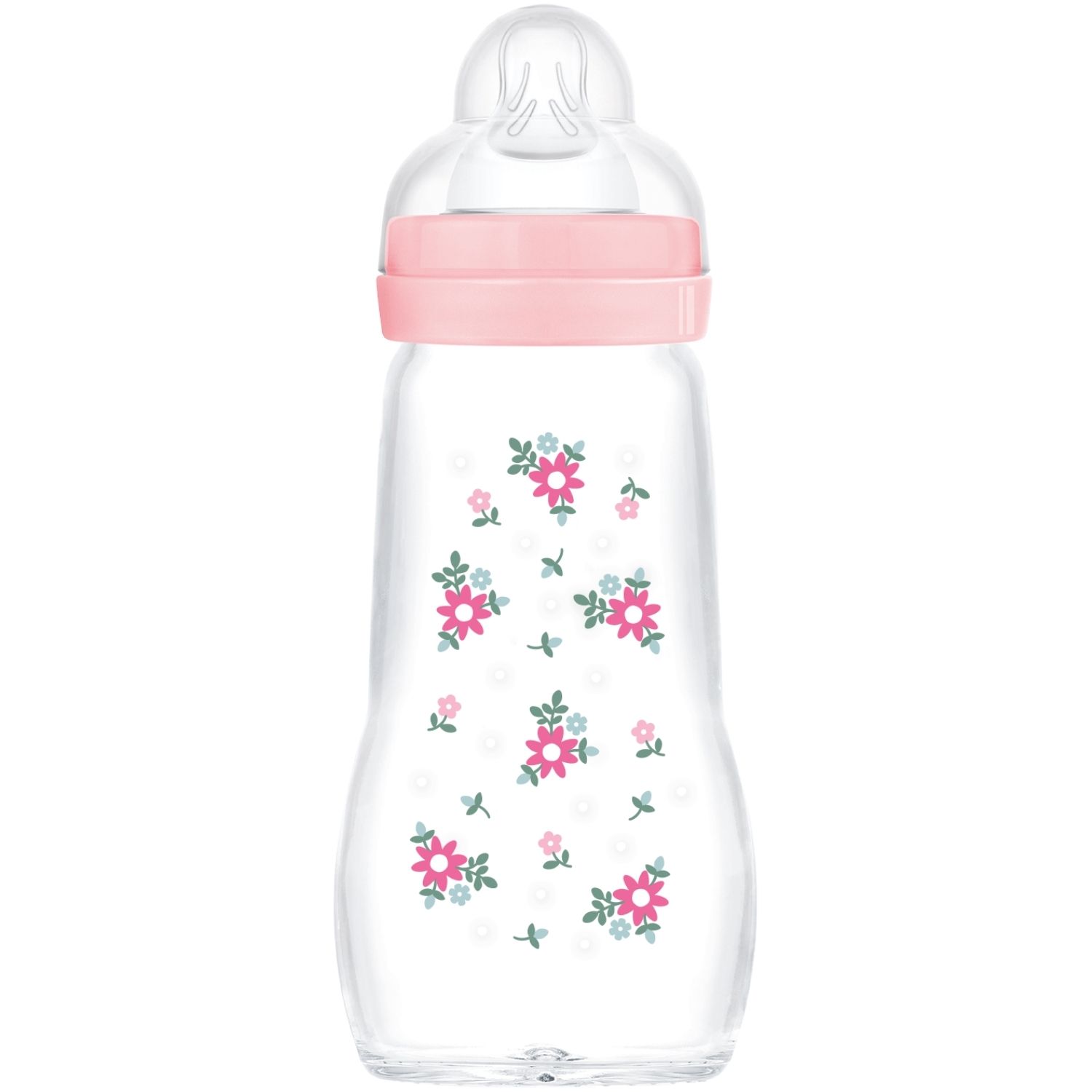 Biberon Verre 260 ml Blush - Tétine débit 2