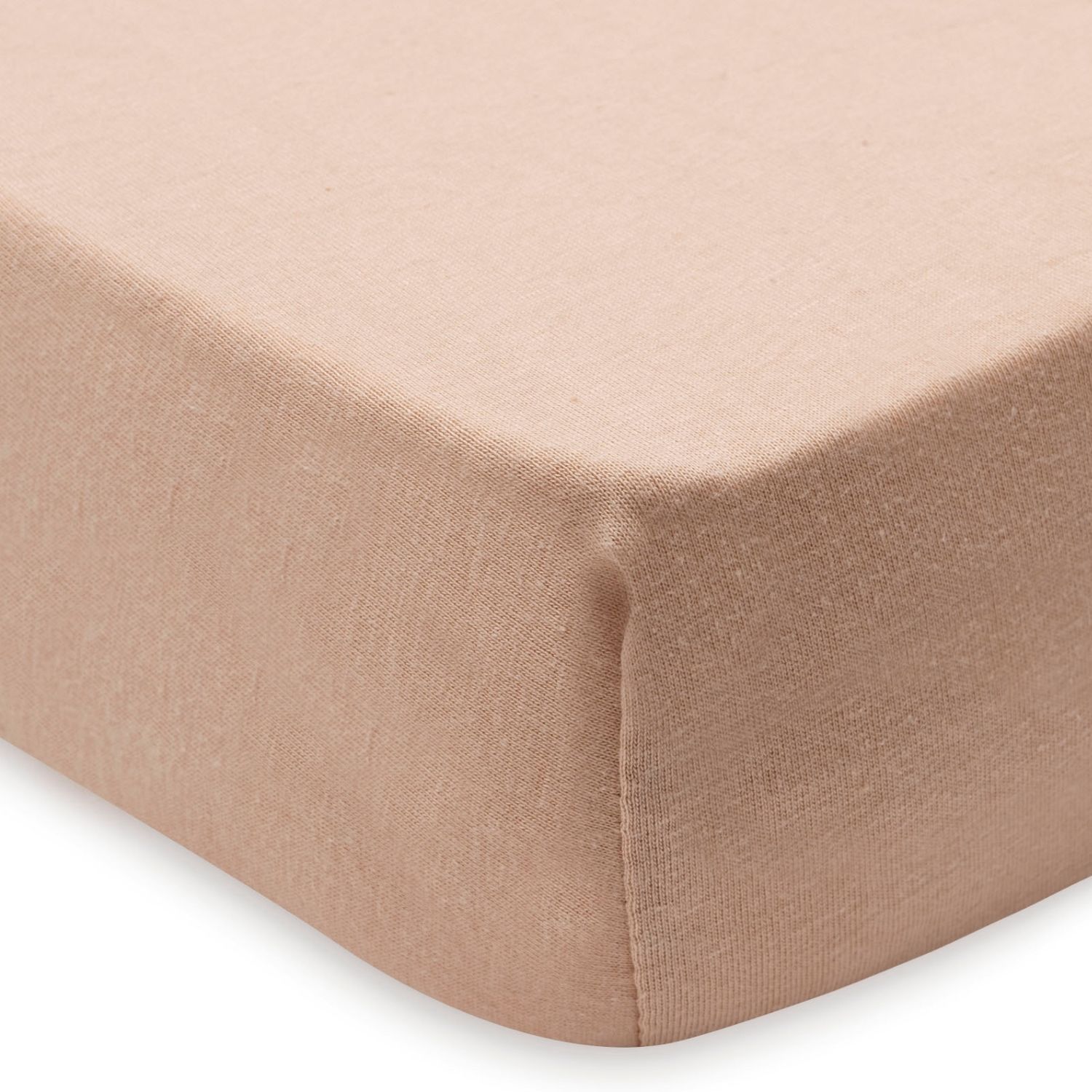 Lot de 2 draps housses en jersey Blush-Wild Rose (70 x 140 cm) (Jollein) - Image 2
