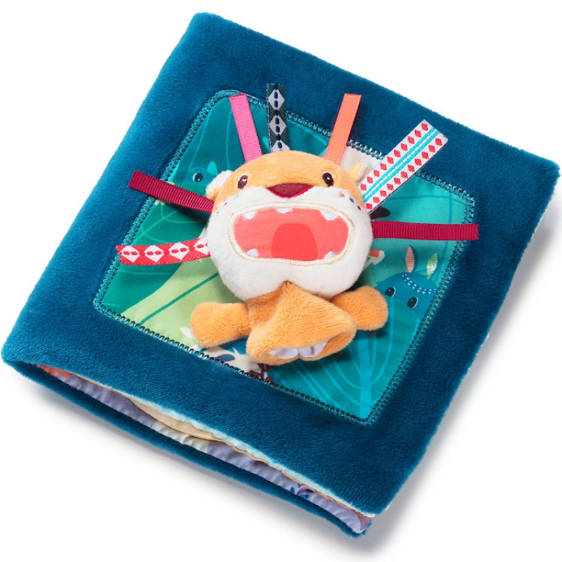 Livre bébé en tissu Jack le lion