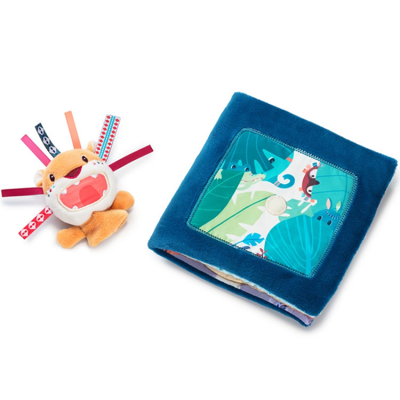 Livre bébé en tissu Jack le lion (Lilliputiens) - Image 2