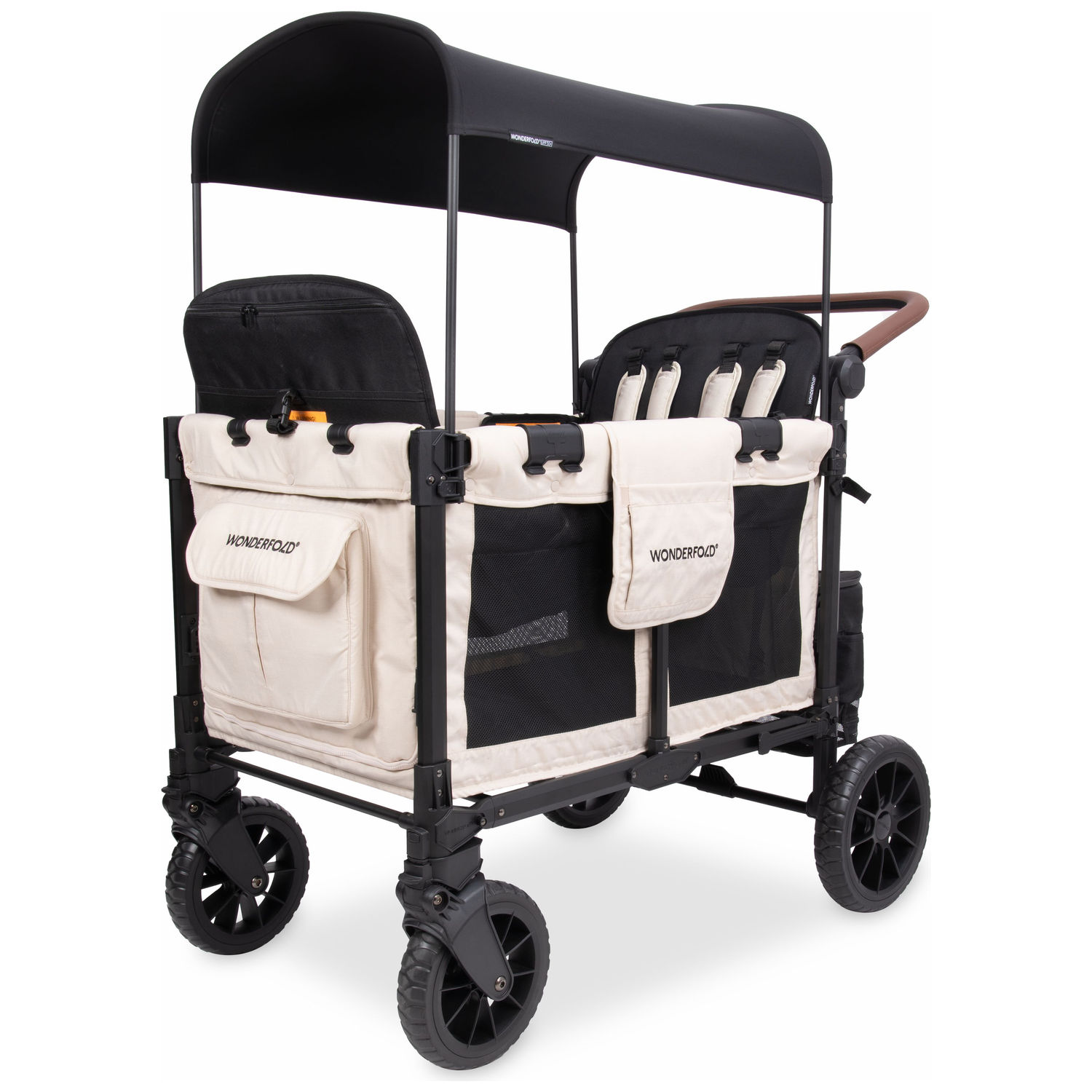 Chariot de transport enfant W4 Luxe Pro Sandy Beige (4 places)