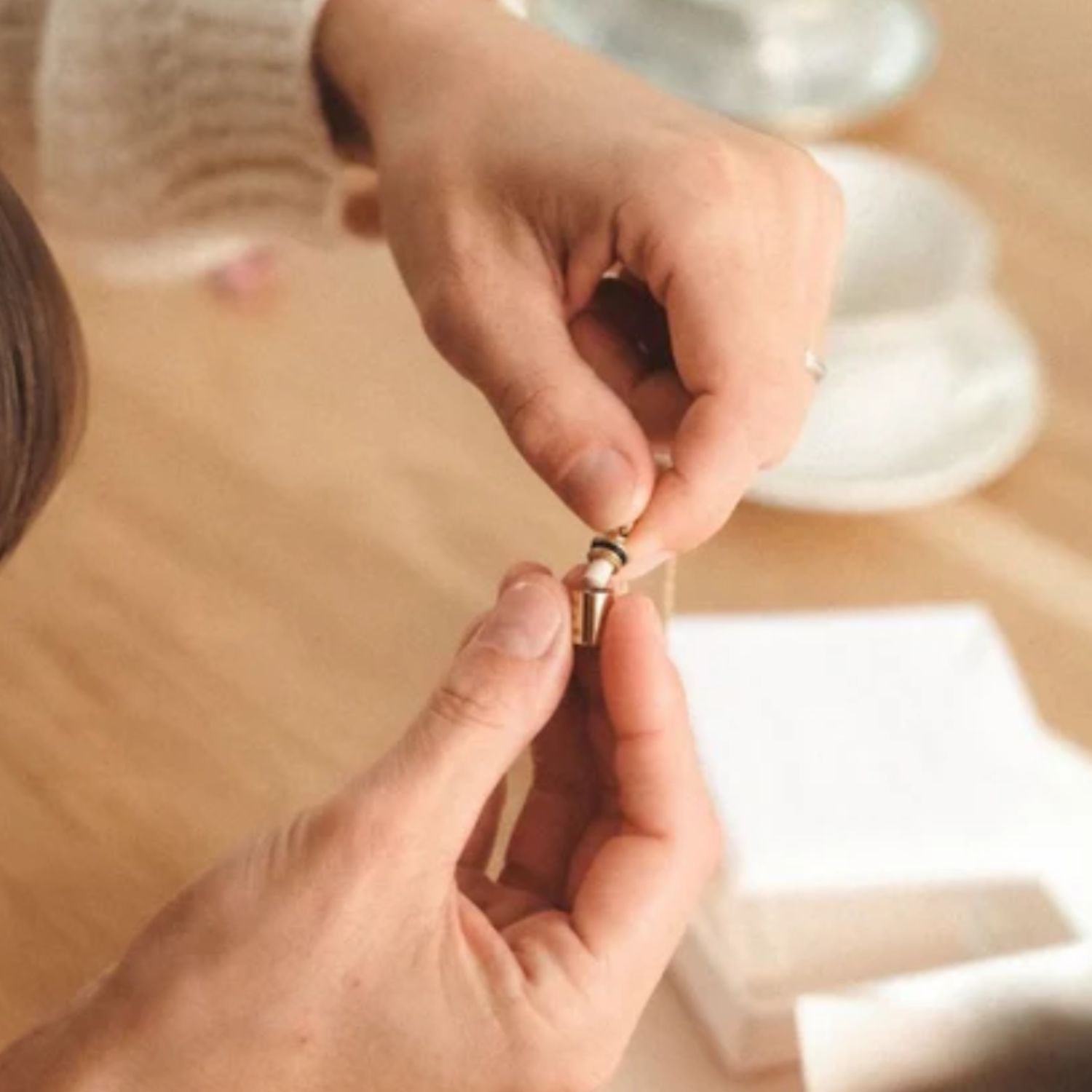 Collier Mon Petit Secret enfant personnalisable (plaqué or jaune) (Mon Petit Poids) - Image 7