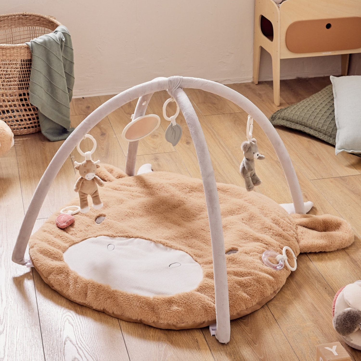 Noukie's - Tapis d'éveil avec arches Fluffy