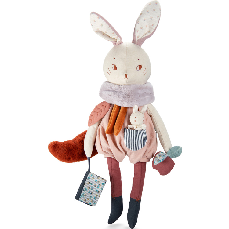 Grand lapin d'activités Après la pluie (65 cm)