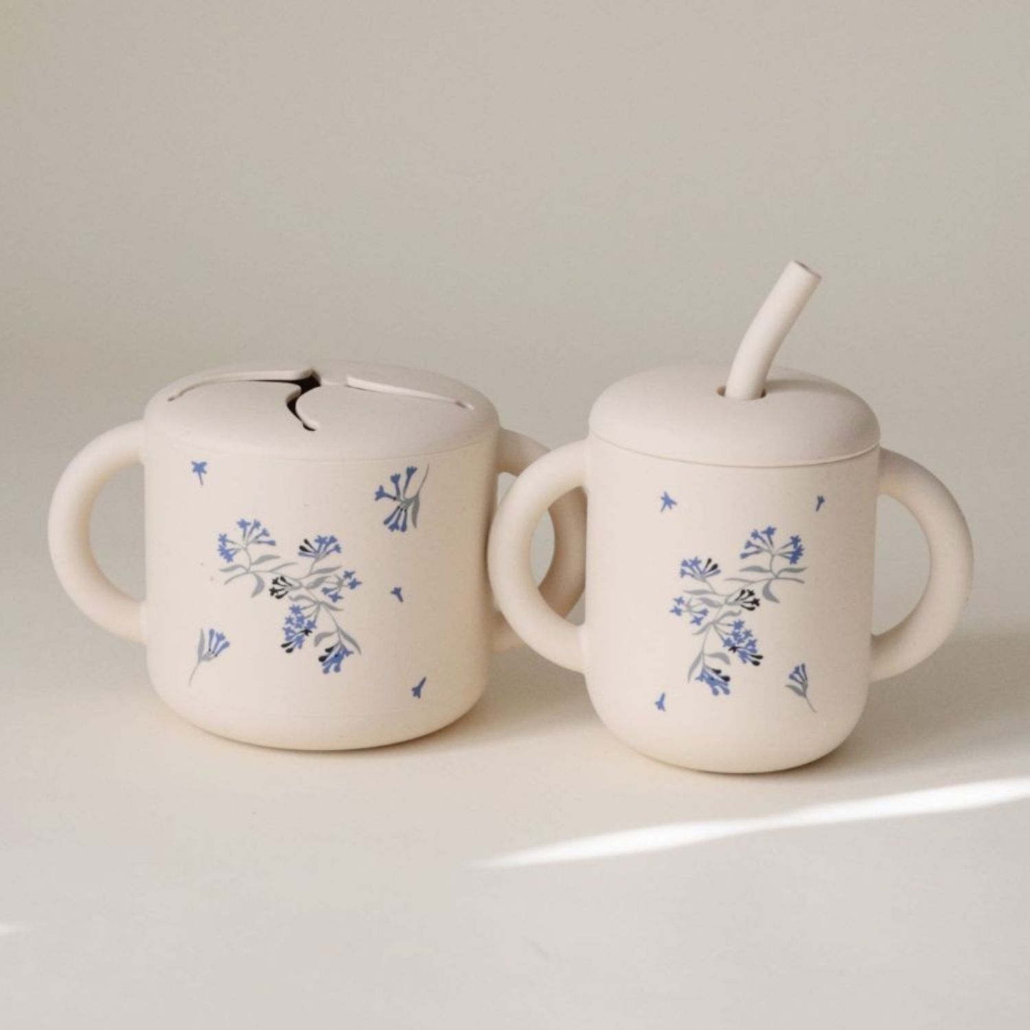 Tasse à paille Lilac Flowers (Mushie) - Image 2