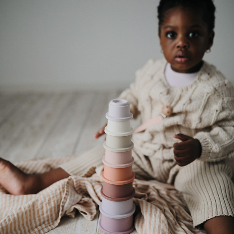 Tour à empiler Petal (Mushie) - Image 2