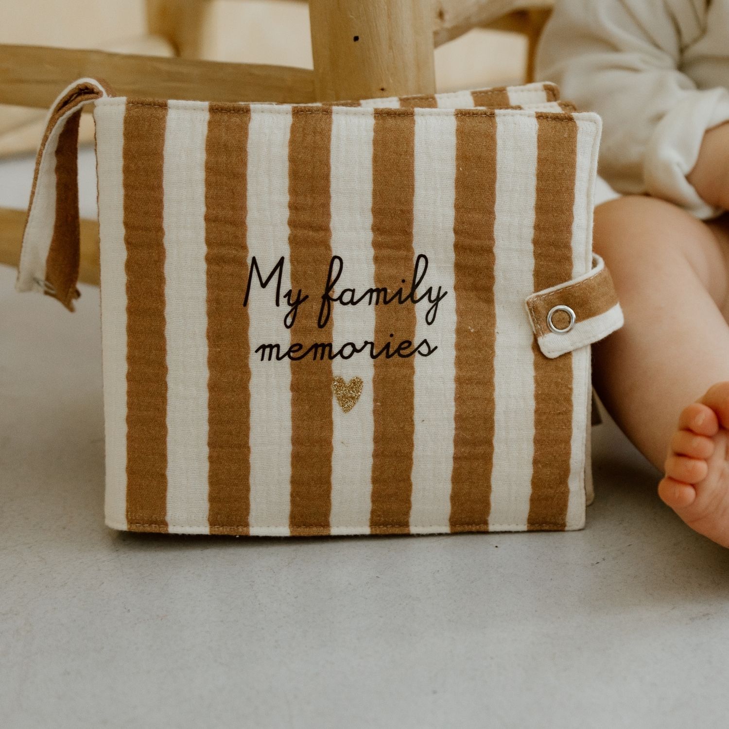 Mini album photo Rayures Larges (personnalisable) (Atelier Wagram) - Image 3