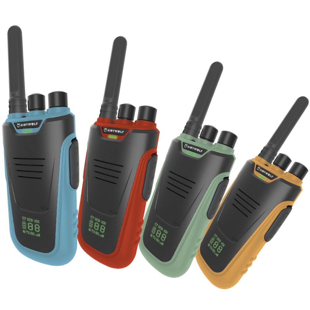 Paire de Talkie-Walkie KIDYTALK vert jaune (Kidywolf) - Image 7