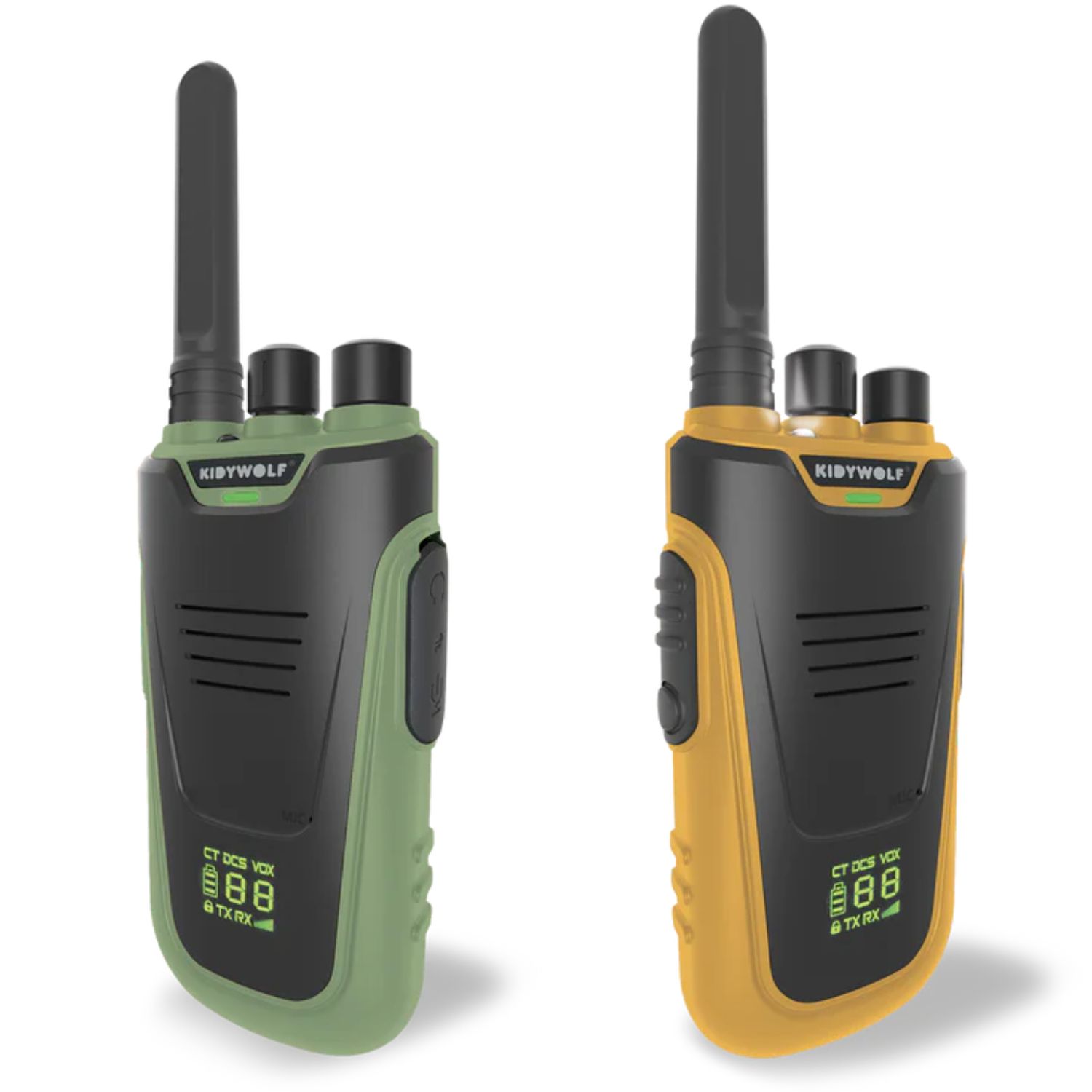 Paire de Talkie-Walkie KIDYTALK vert jaune (Kidywolf) - Image 8