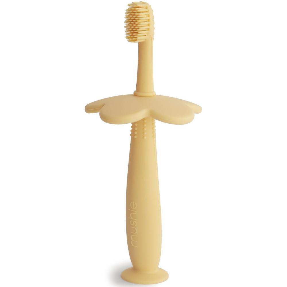 Brosse à dent d'apprentissage fleur Daffodil (Mushie) - Image 1