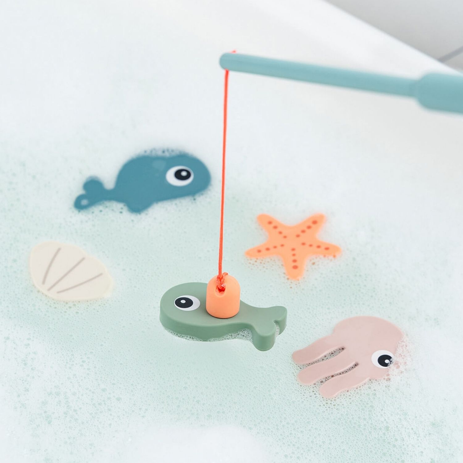 Jeu de pêche pour le bain Sea friends Multicolore (Done by deer) - Image 1
