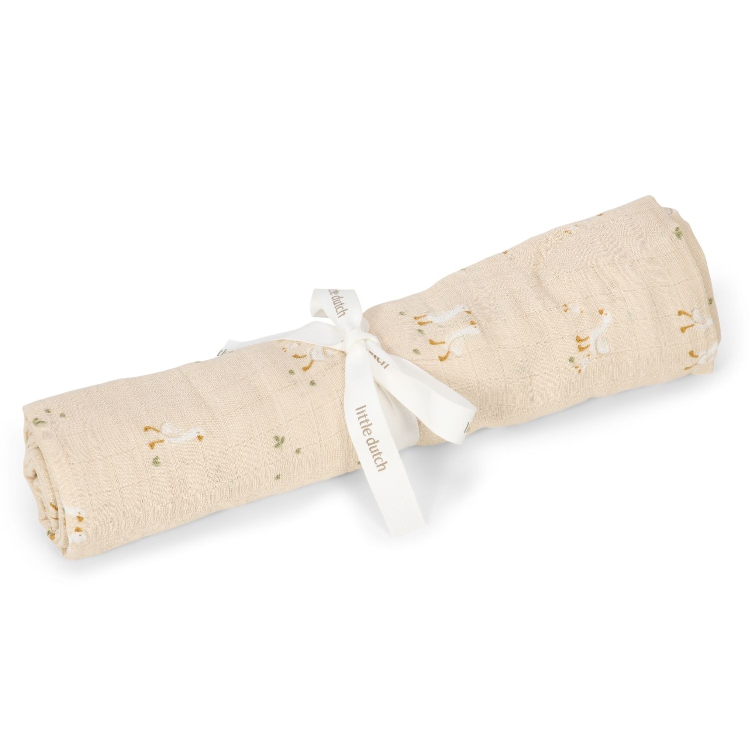 Little Dutch - Lange XL en gaze de coton Little Goose (120 x 120 cm)