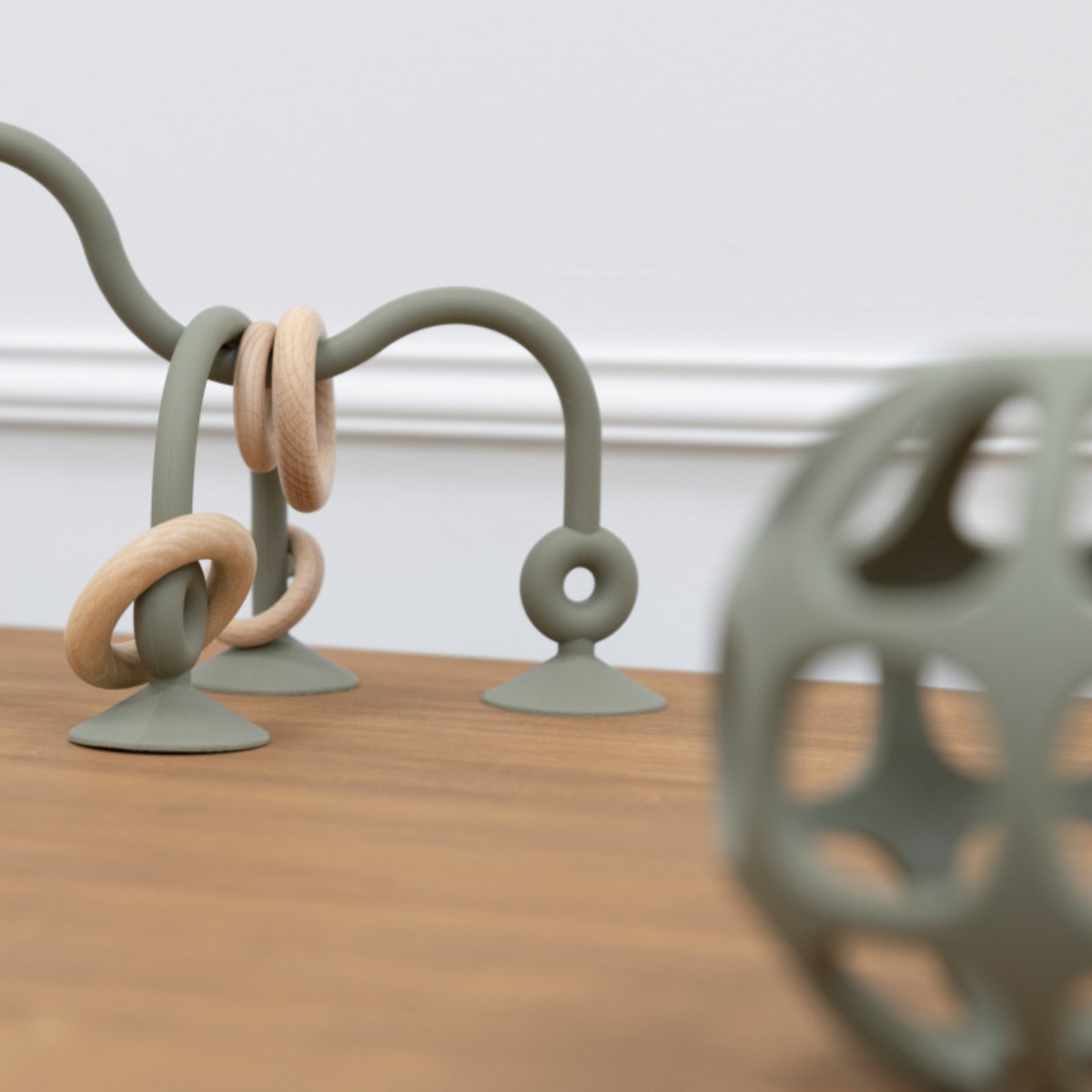 Labyrinthe à perles en silicone Urban green (Baby's Only) - Image 2