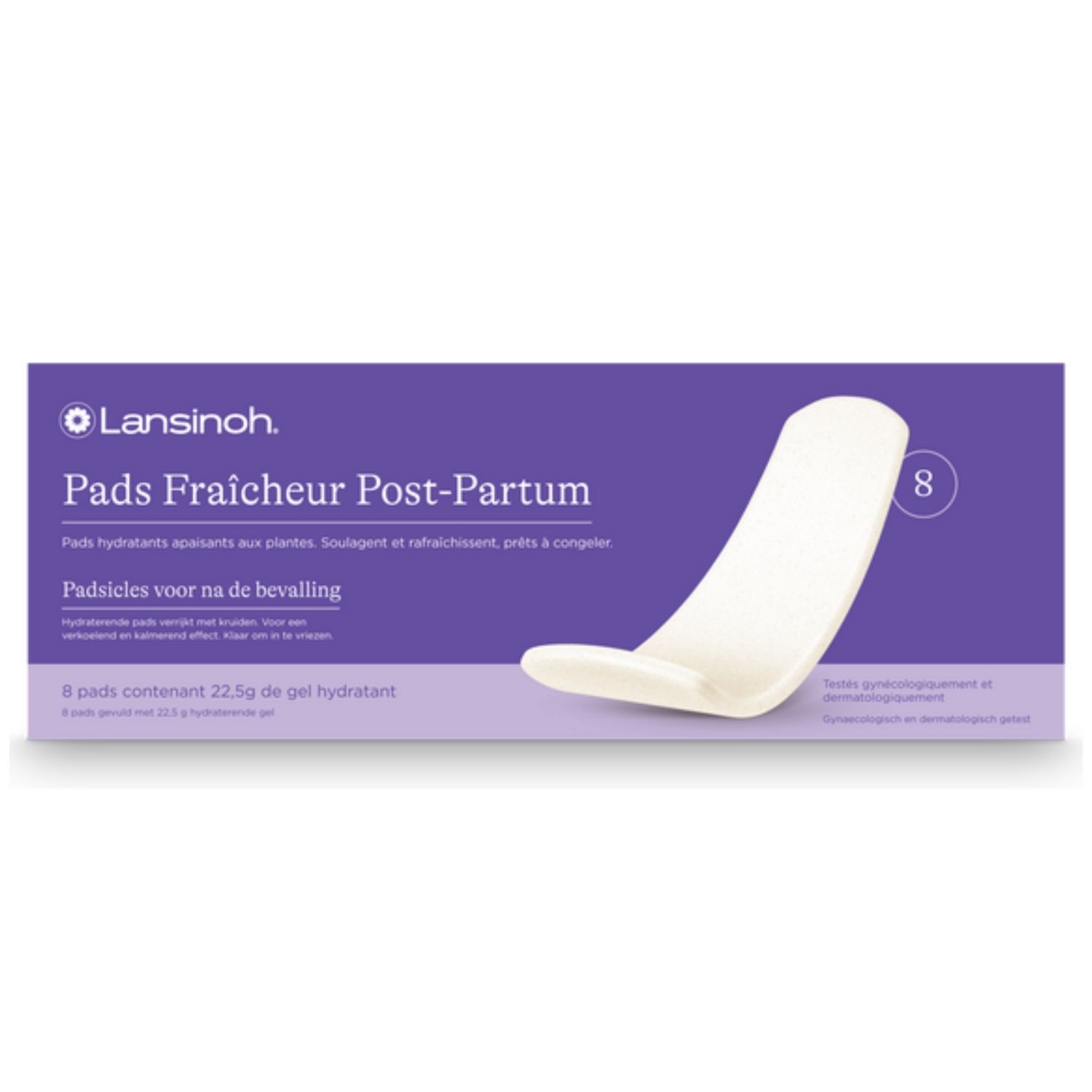 Lot de 8 pads fraîcheur post-partum (Lansinoh) - Image 1
