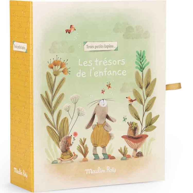 Coffret naissance Trois petits lapins (Moulin Roty) - Image 1