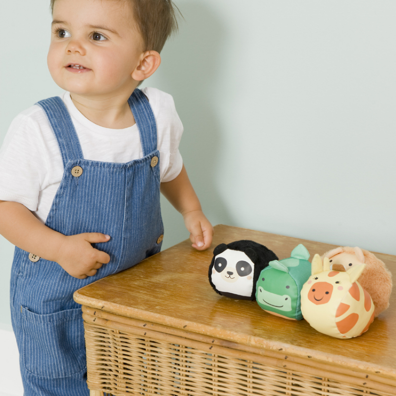Lot de 4 balles doudous Jungle Doodballs (Little Big Friends) - Image 4