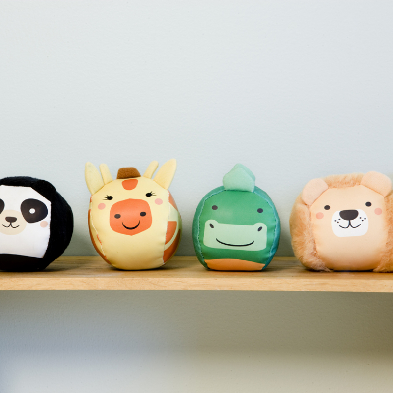 Lot de 4 balles doudous Jungle Doodballs (Little Big Friends) - Image 5