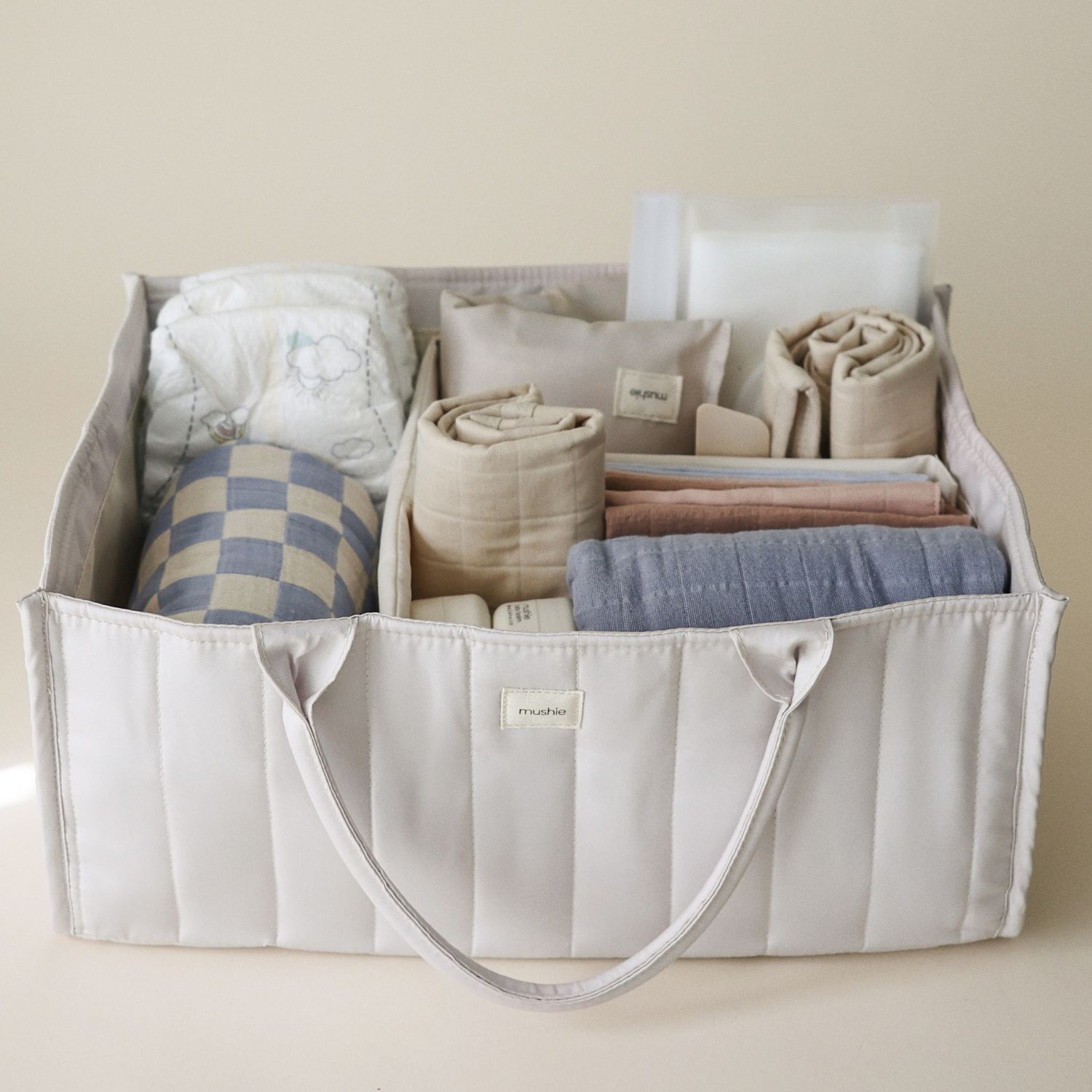 Panier à couches Ivory (Mushie) - Image 1