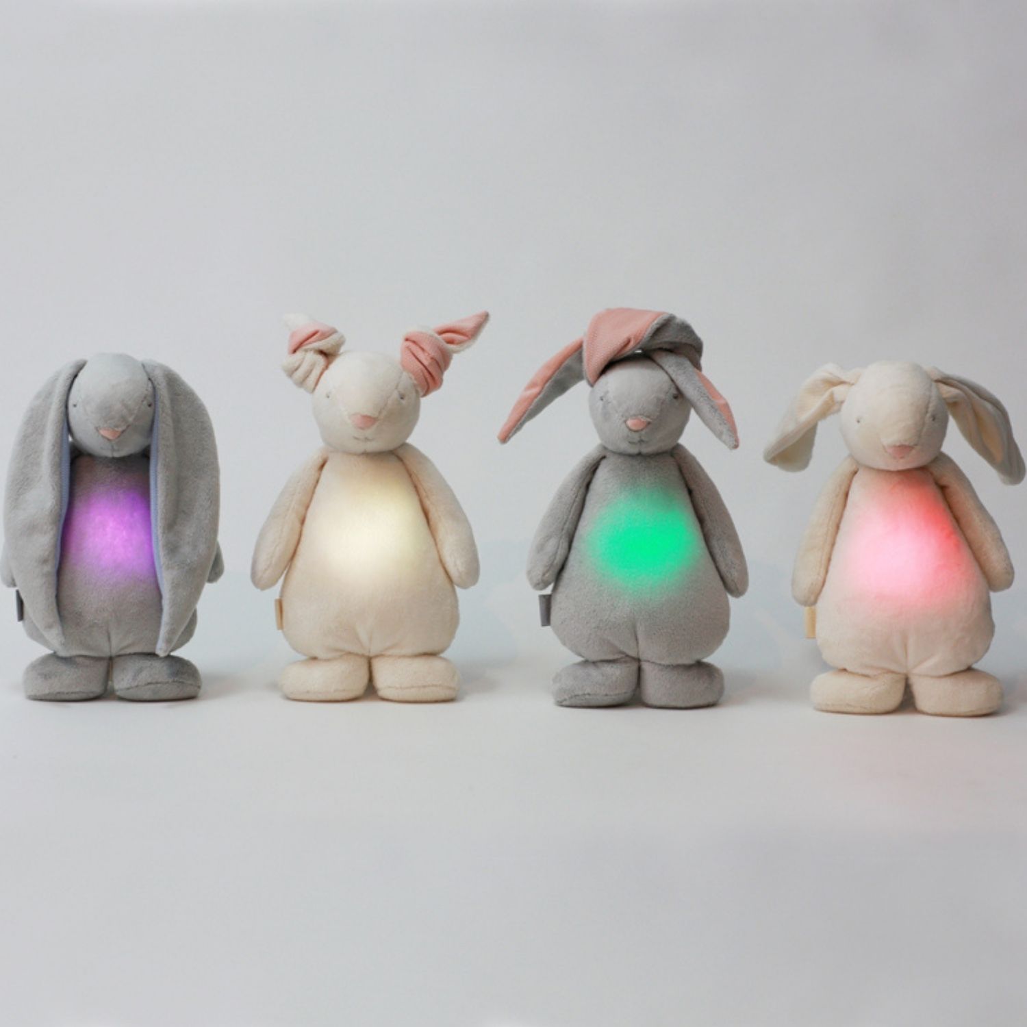 Peluche veilleuse lapin magique crème de lune (Moonie) - Image 8