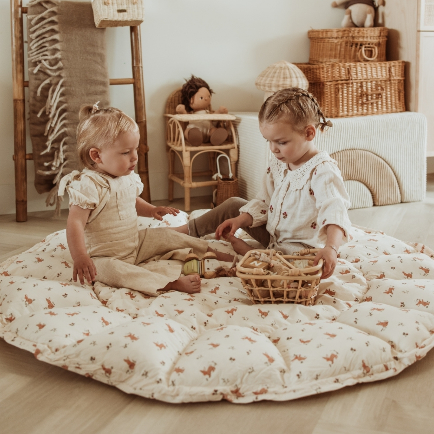 Tapis de jeu 3 en 1 Organic Coco Rabbit (Play & Go) - Image 4