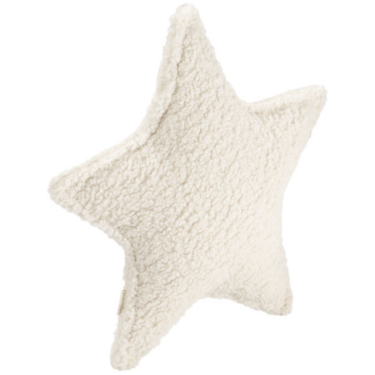 Coussin étoile Cream White molletonné (Wigiwama) - Image 5