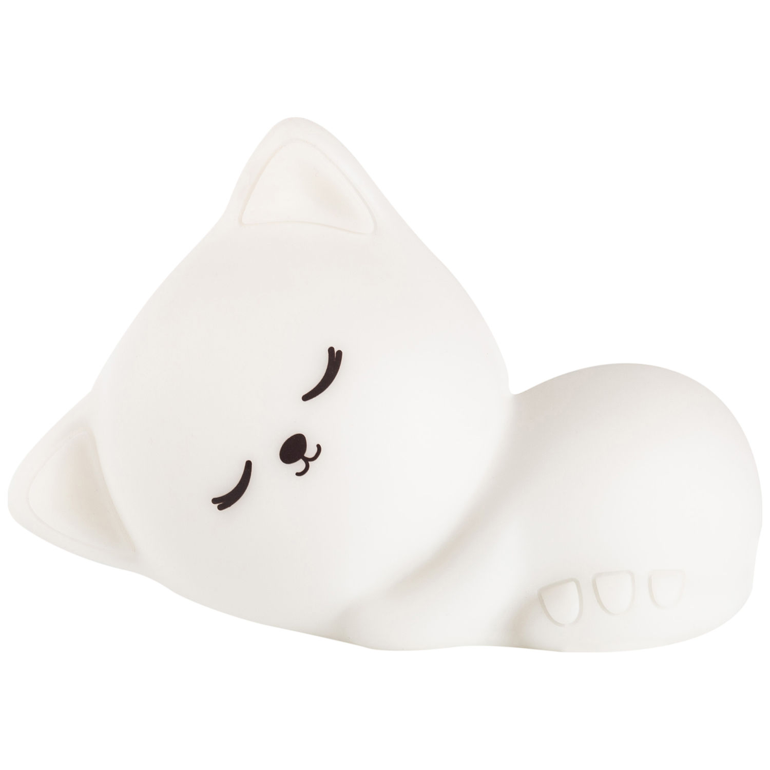 Little L - Veilleuse tactile en silicone Chat Stella avec télécommande