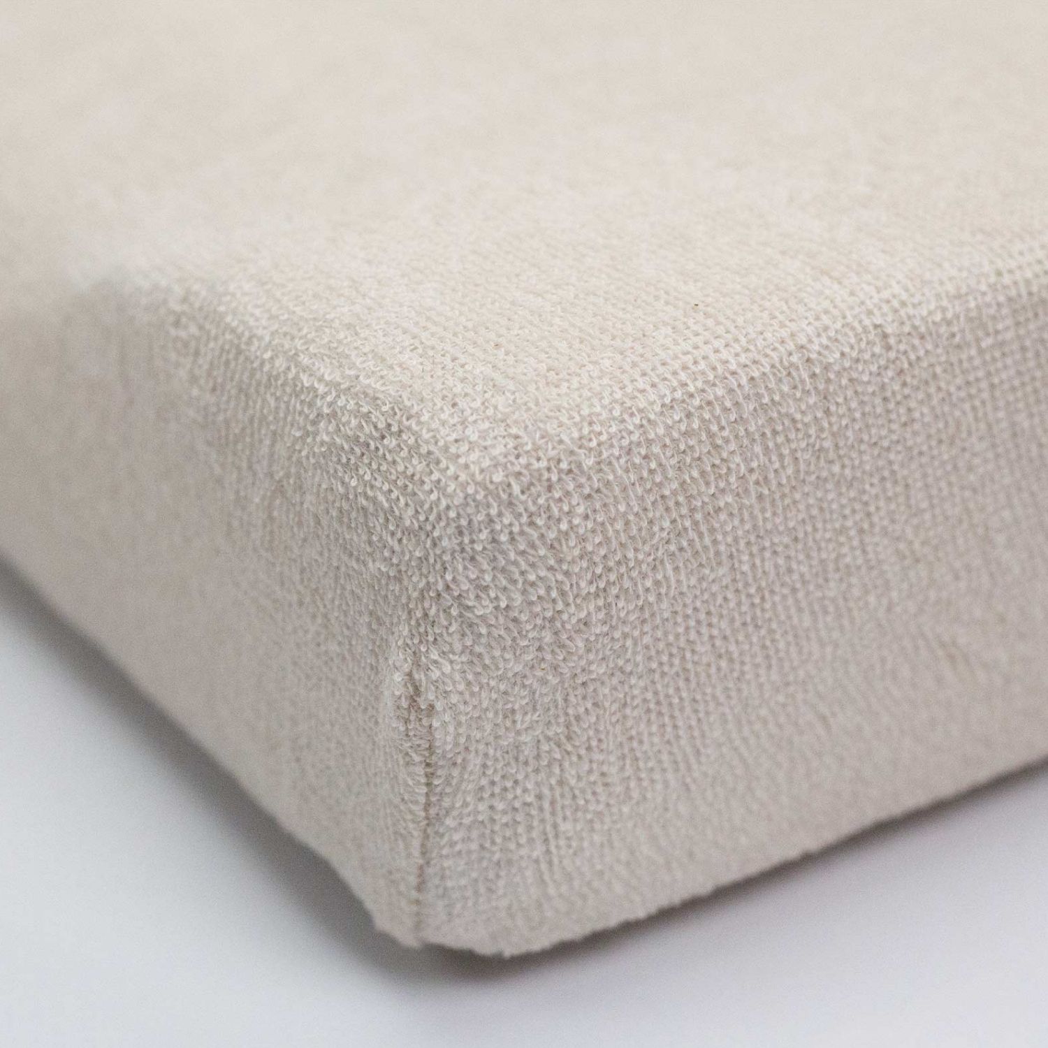 Lot de 2 housses de matelas à langer Ecru-Olive (70 x 50 cm) (Trois Kilos Sept) - Image 2