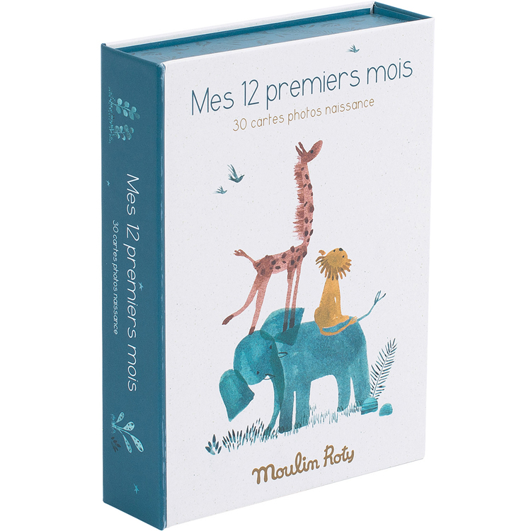 Cartes Mes 12 premiers mois Sous mon Baobab (Moulin Roty) - Image 1