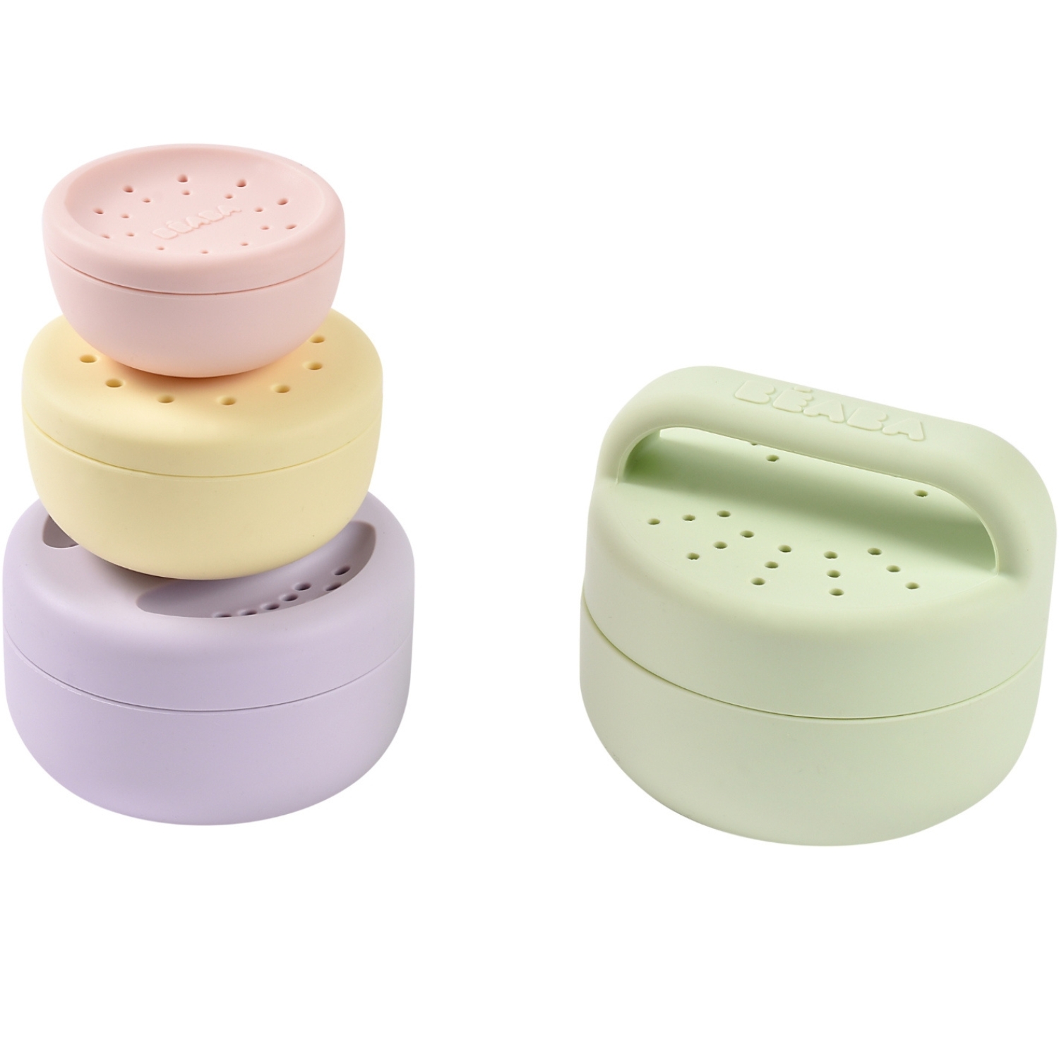 Lot de 4 jouets de bain en silicone (Béaba) - Image 1
