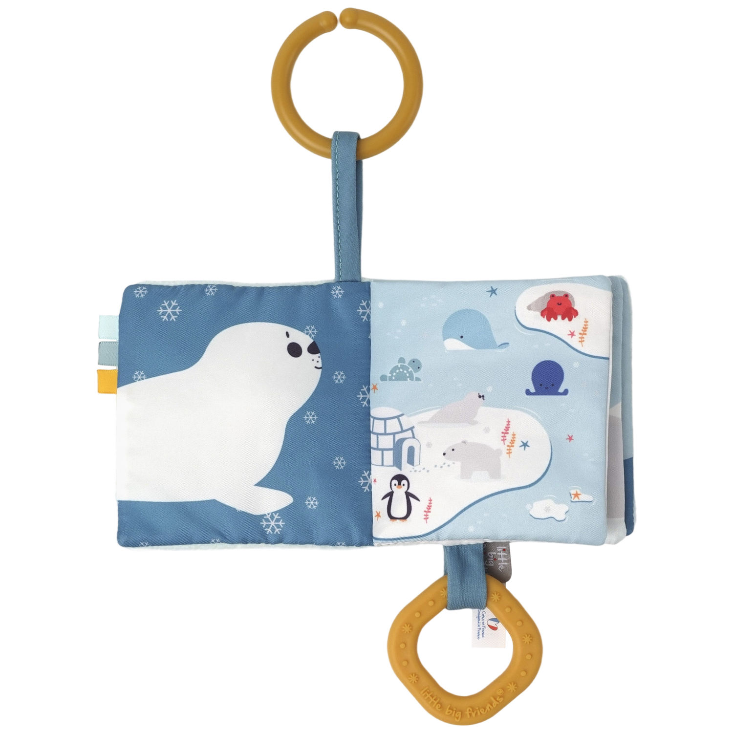 Livre en tissu bébé Océan (Little Big Friends) - Image 5