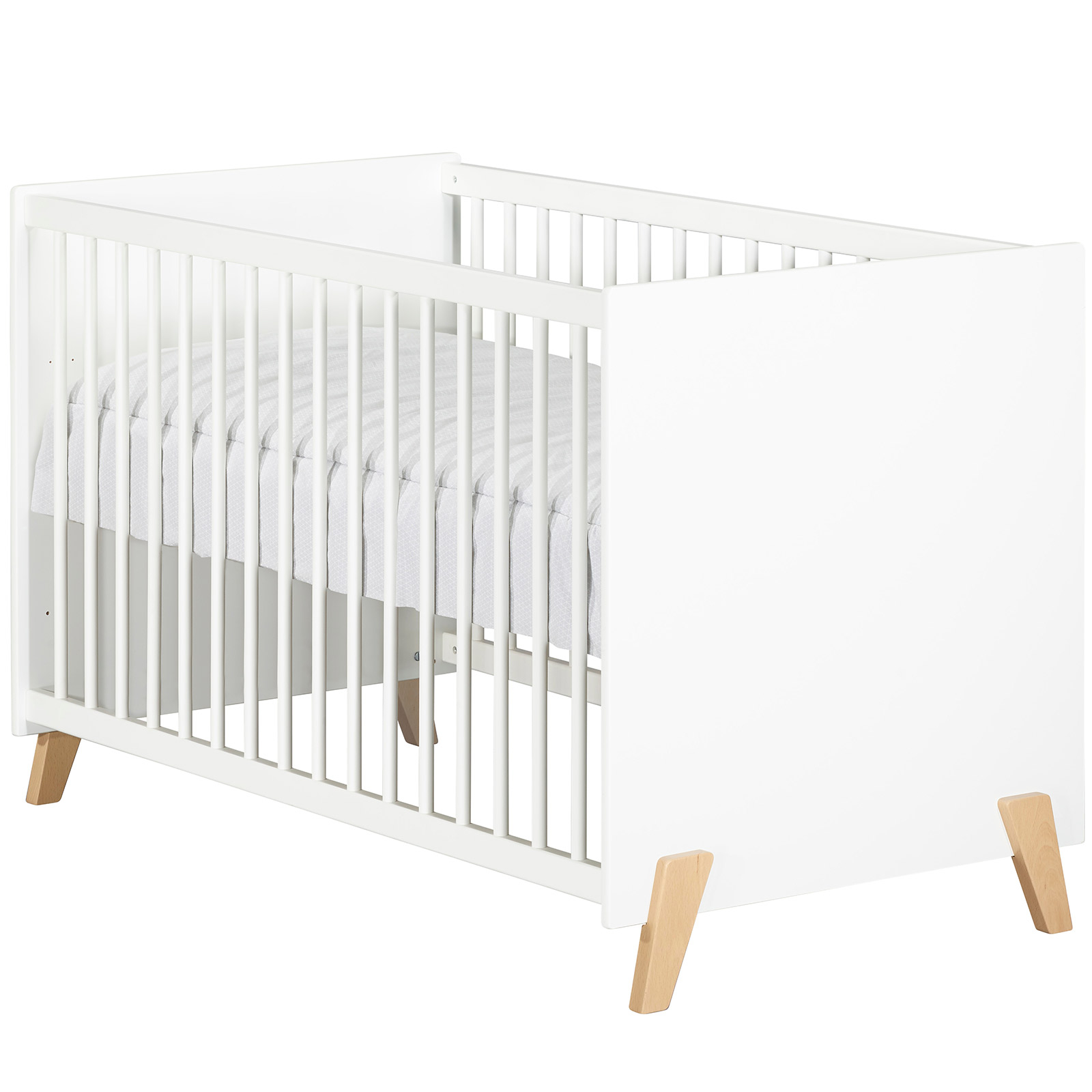 Lit à barreaux Joy naturel (60 x 120 cm) (Baby Price) - Image 3
