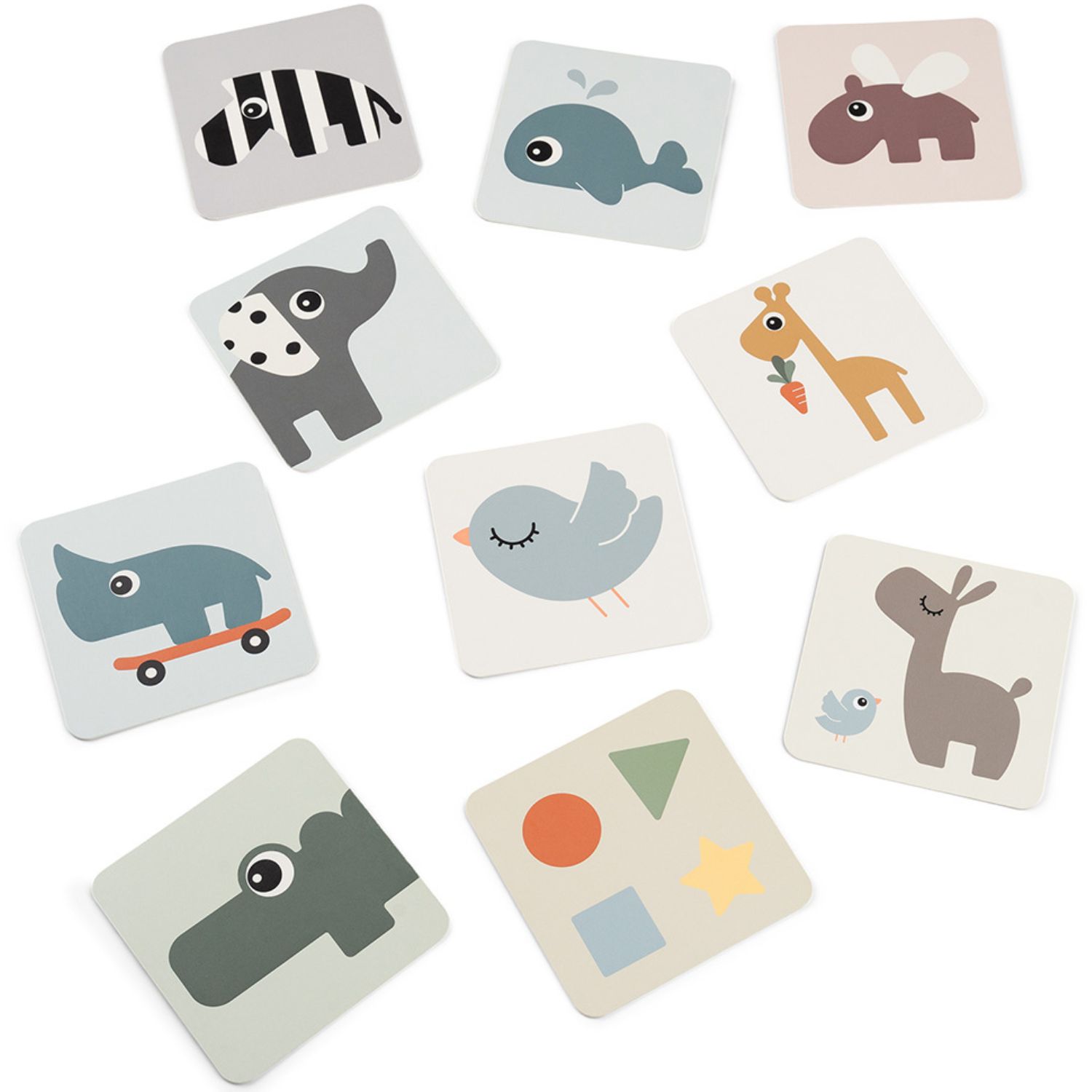 Lot de 10 cartes aux motifs contrastés Deer friends (Done by deer) - Image 5