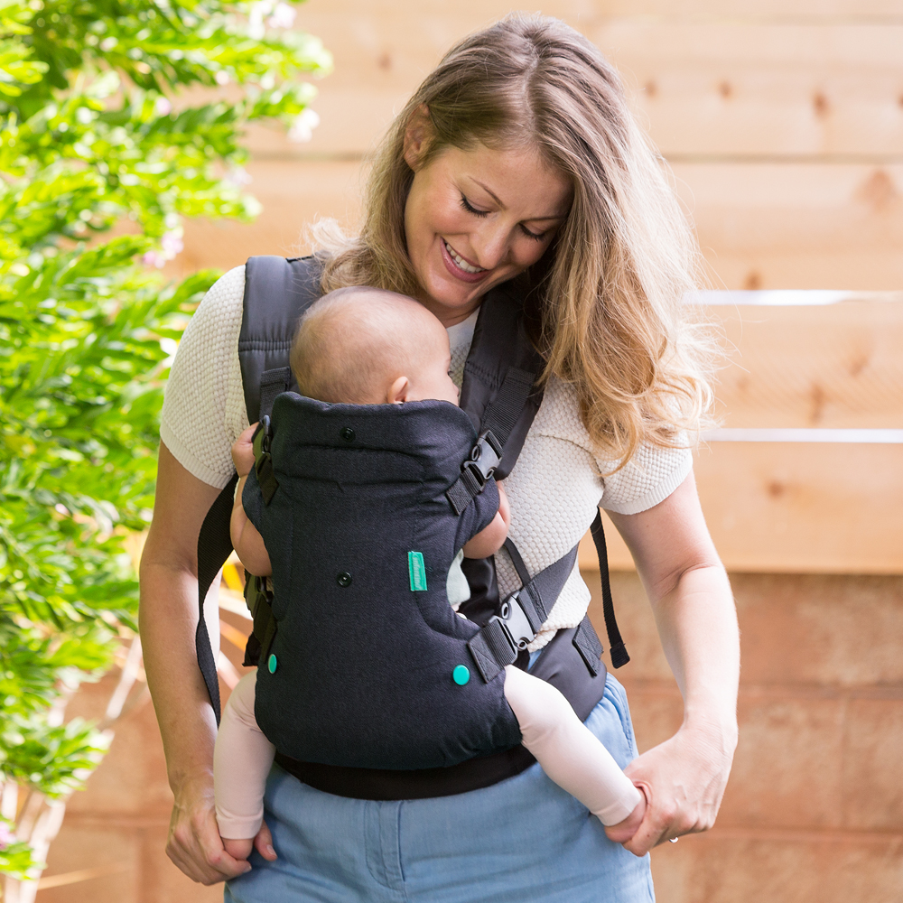 Porte Bébé Flip Ergo 4 en 1 denim noir (Infantino) - Image 2