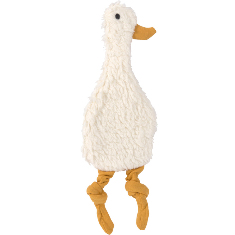 Doudou attache sucette Tiny Farmer Oie (Lassig) - Image 1