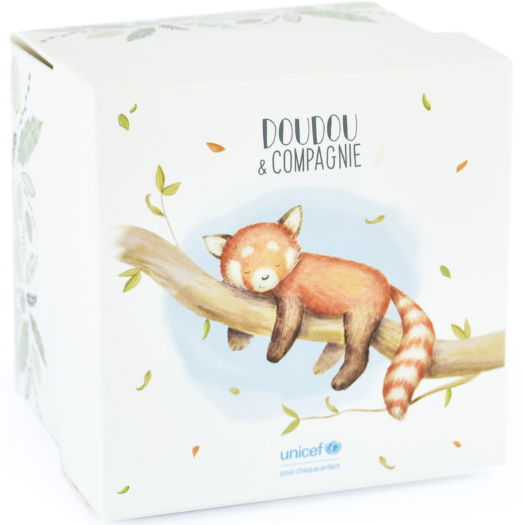 Doudou attache sucette Panda roux (Doudou Et Compagnie) - Image 3