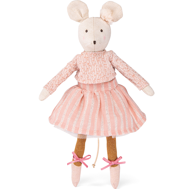 Moulin Roty - Poupée souple souris Anna La petite école de danse (28 cm)