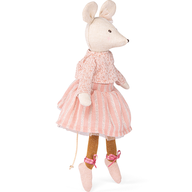 Poupée souple souris Anna La petite école de danse (28 cm) (Moulin Roty) - Image 3
