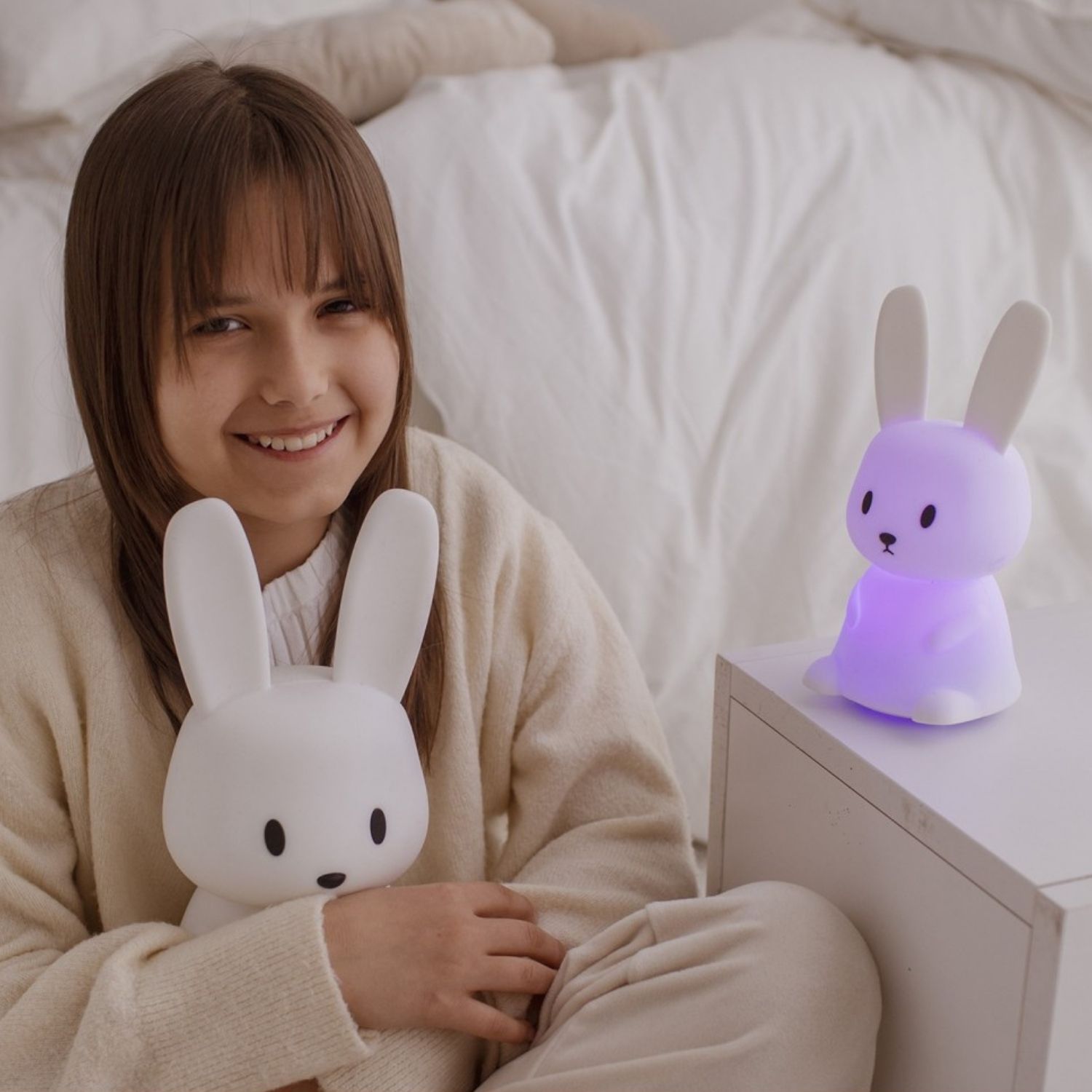 Grande veilleuse Lapin L Blanche (mary's) - Image 5