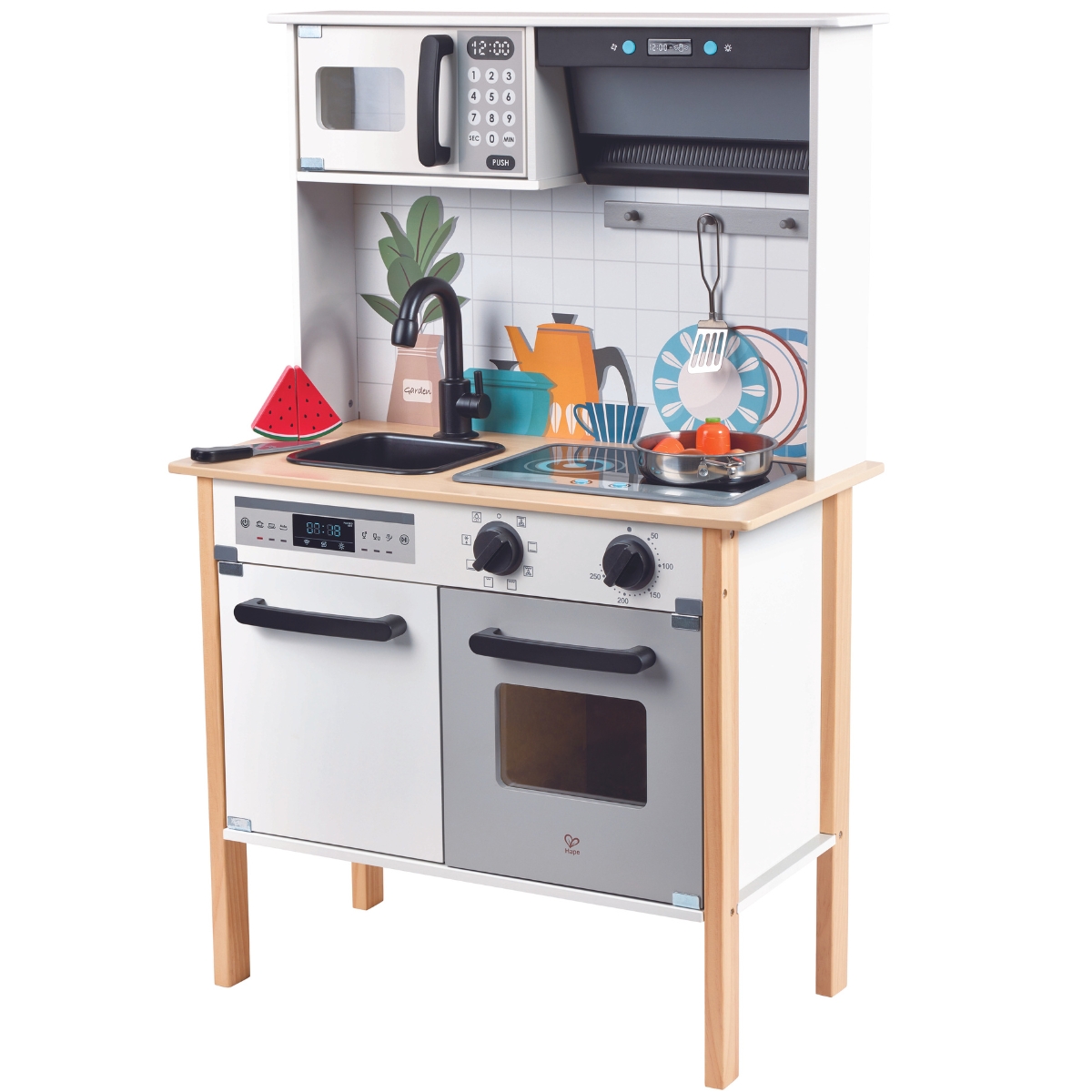 Cuisine interactive en bois
