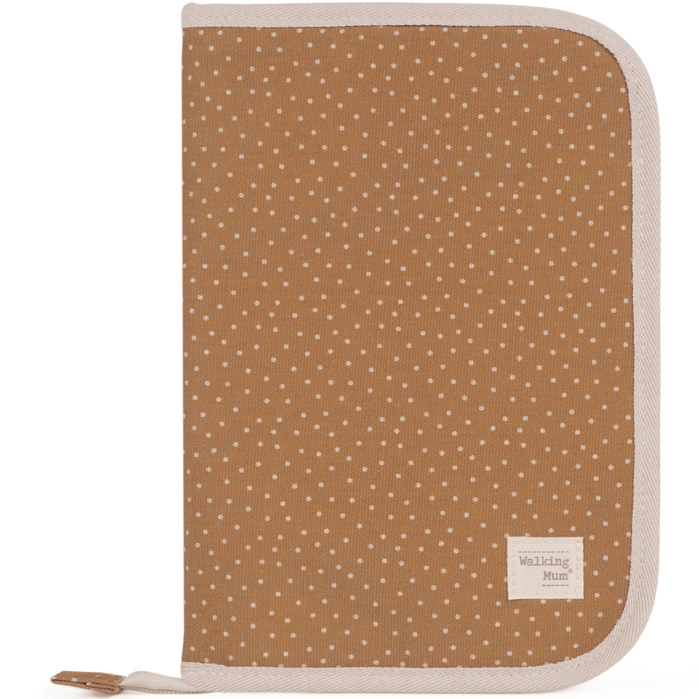 Walking Mum - Protège carnet de santé à pois Poppy Cannelle
