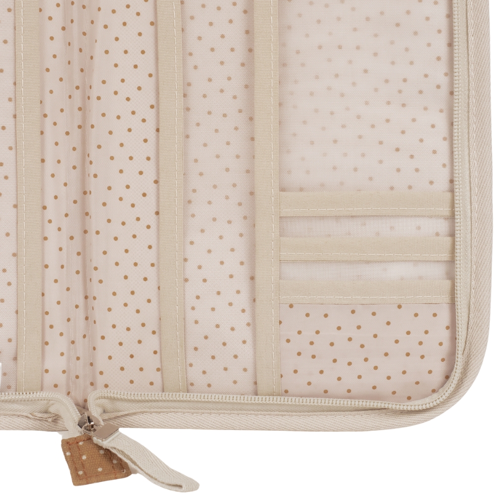 Protège carnet de santé à pois Poppy Cannelle (Walking Mum) - Image 3