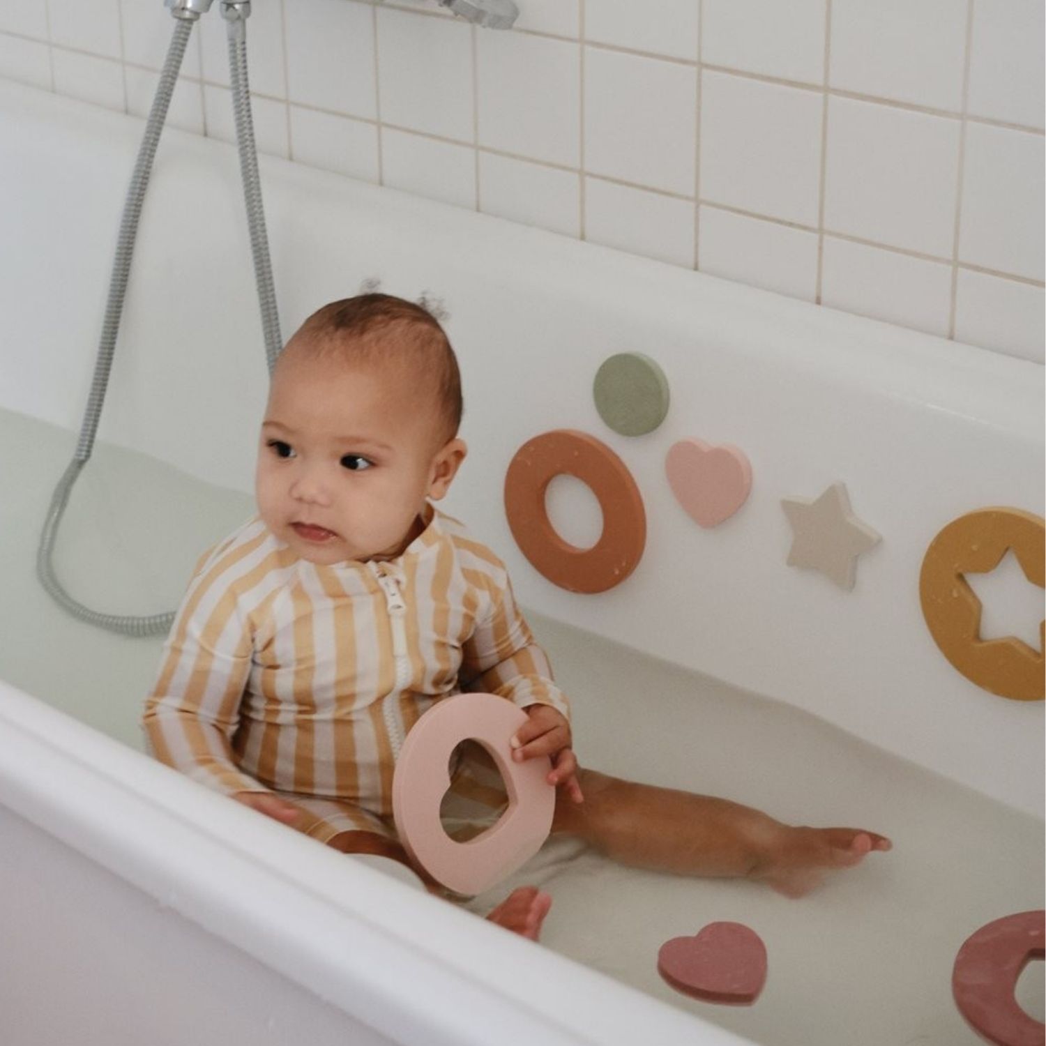 Puzzle de bain en mousse (10 pièces) (Mushie) - Image 1