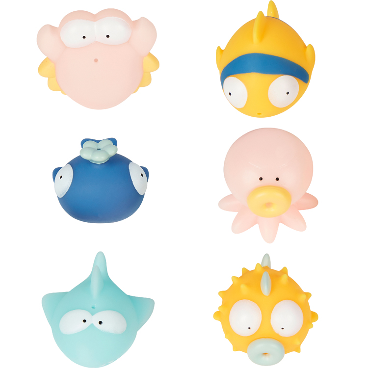 Jouets de bain Rigolo Splash (6 pièces) (Badabulle) - Image 6