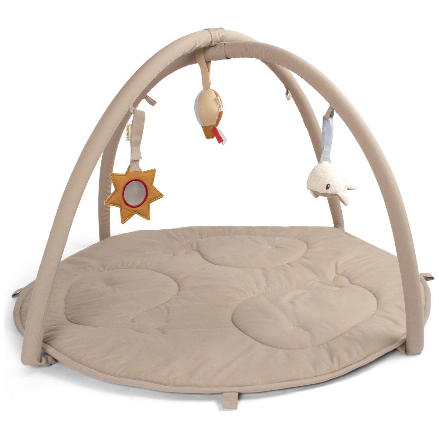 Tapis d'éveil Fjord avec arche Beige (Filibabba) - Image 1