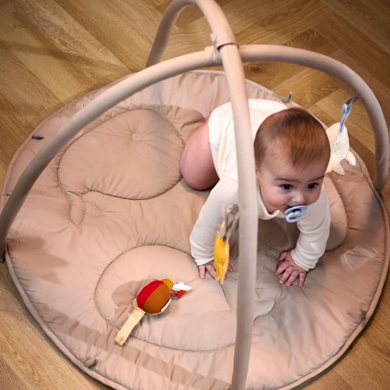 Tapis d'éveil Fjord avec arche Beige (Filibabba) - Image 2